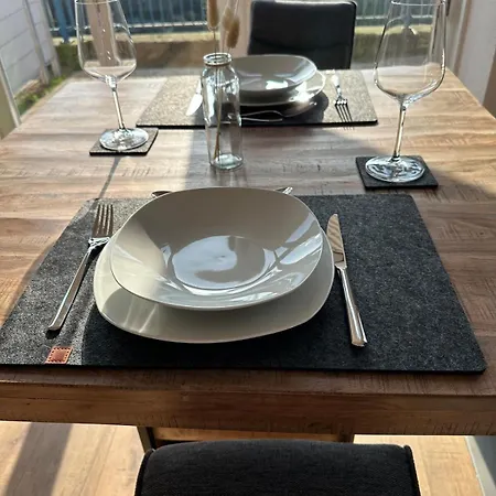 Terrassenwohnung An Der Kleinen Weser Lägenhet *