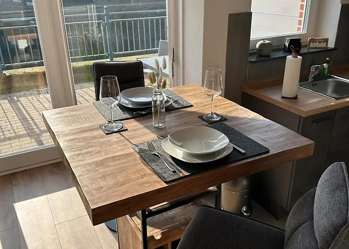 Terrassenwohnung An Der Kleinen Weser Apartment