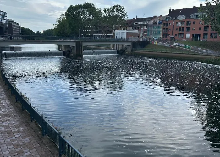 Апартаменты Terrassenwohnung An Der Kleinen Weser *